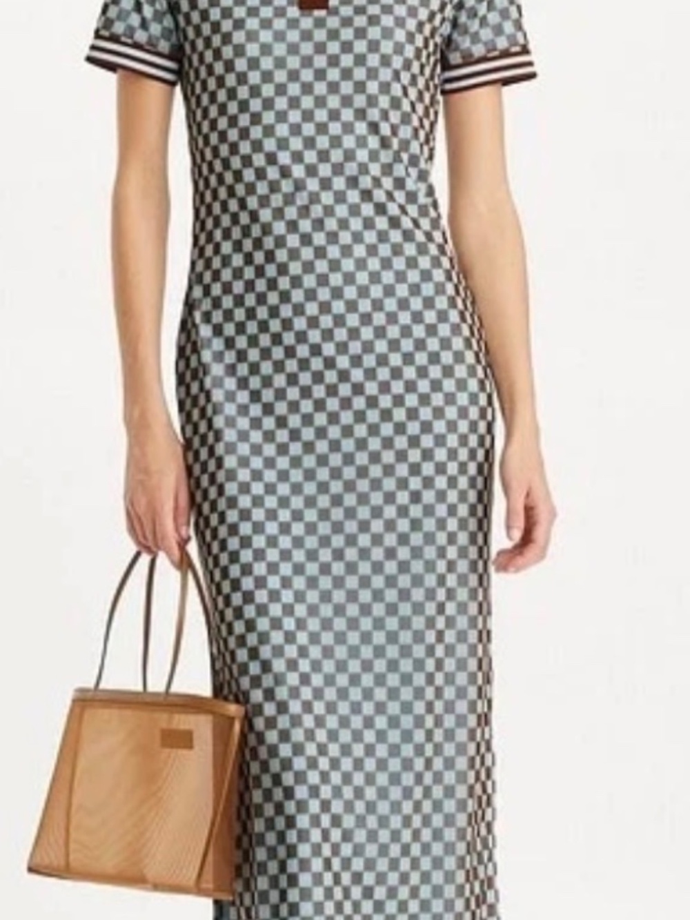 Tory Burch sport checkered mesh polo dress - Picture 6 of 6